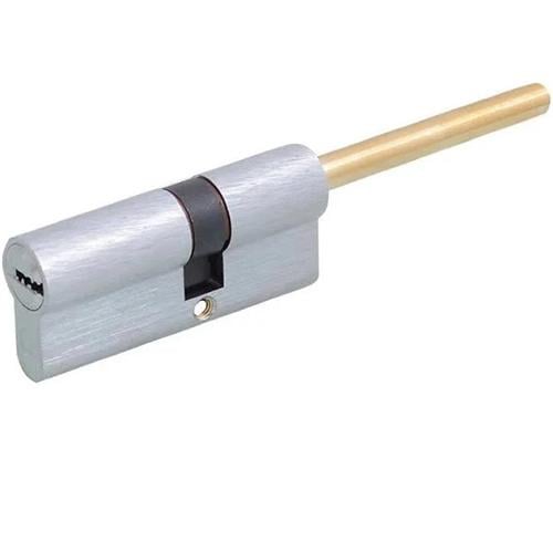 Циліндр Securemme К2 75 мм 30x45 мм монтажний ключ зі штоком Матовий хром (20235)