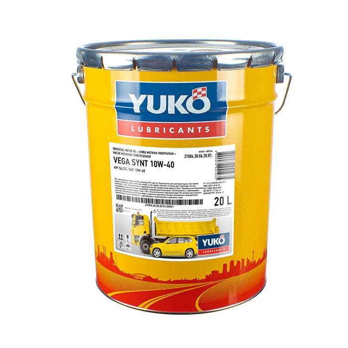Моторное масло YUKO VEGA SYNT 10W-40 20 л (137176)