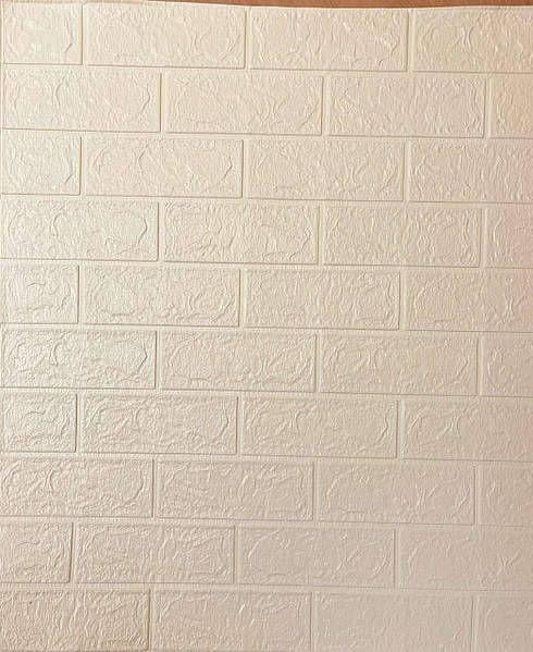 3D-панель декоративная самоклеящаяся под кирпич 700x770x3 мм Кремовый (BN3-004) - фото 3 3D-панель декоративная самоклеящаяся под кирпич 700x770x3 мм Кремовый (BN3-004) - фото 3