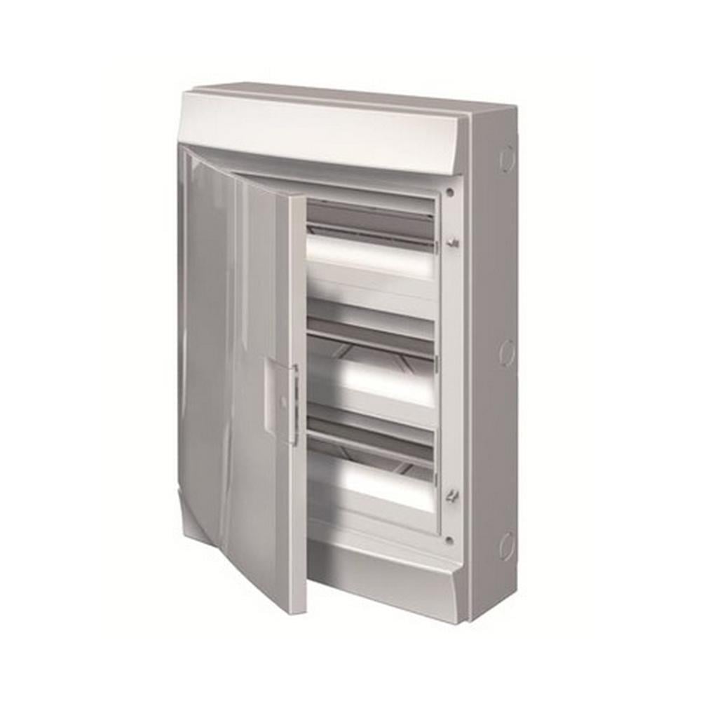 Бокс зовнішній пластиковий ABB Mistral на 54 модулів IP65 (3 ряда)