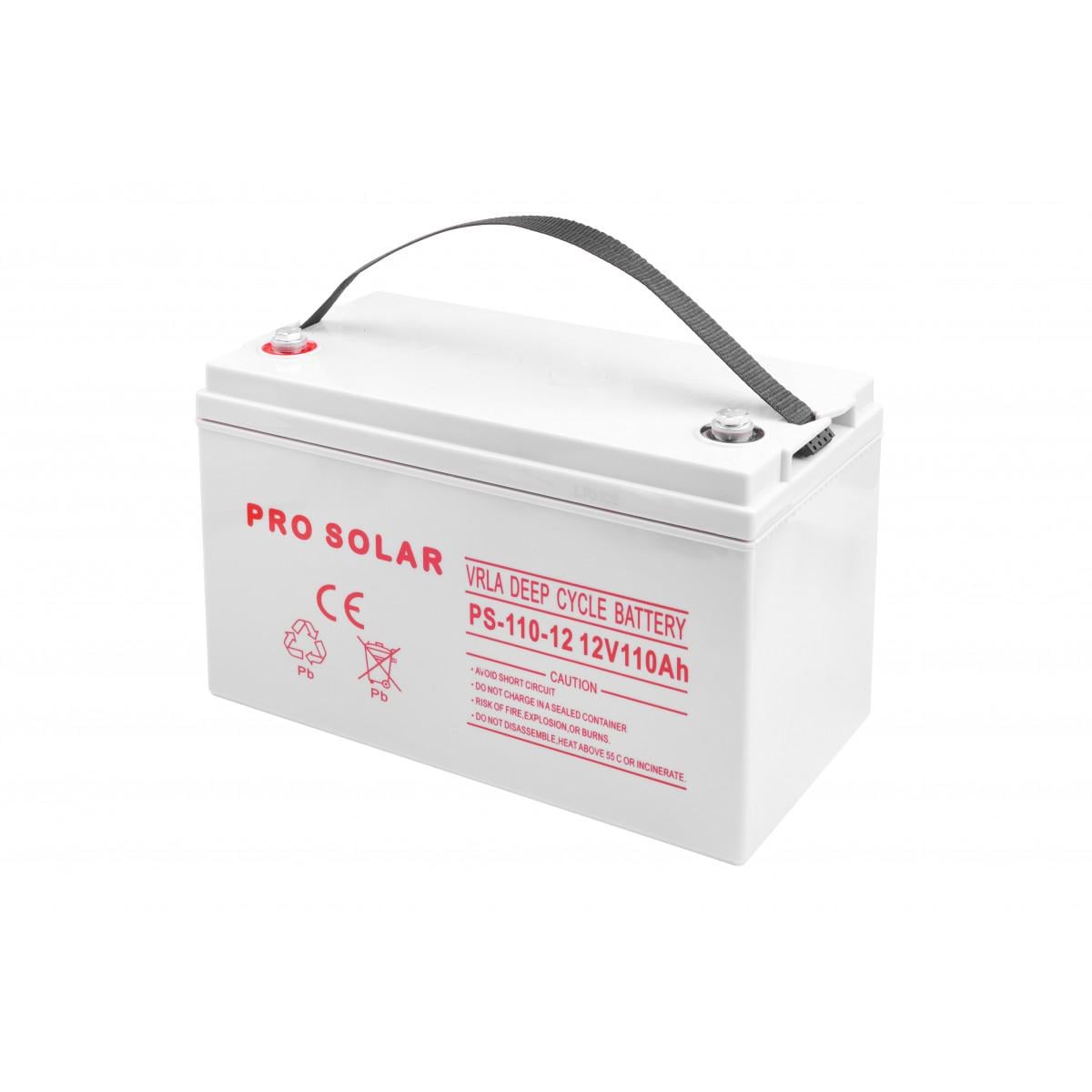 Батарея аккумуляторная Volt Polska Deep Cycle VPRO Solar 12V 110 Ah VRLA (33908)
