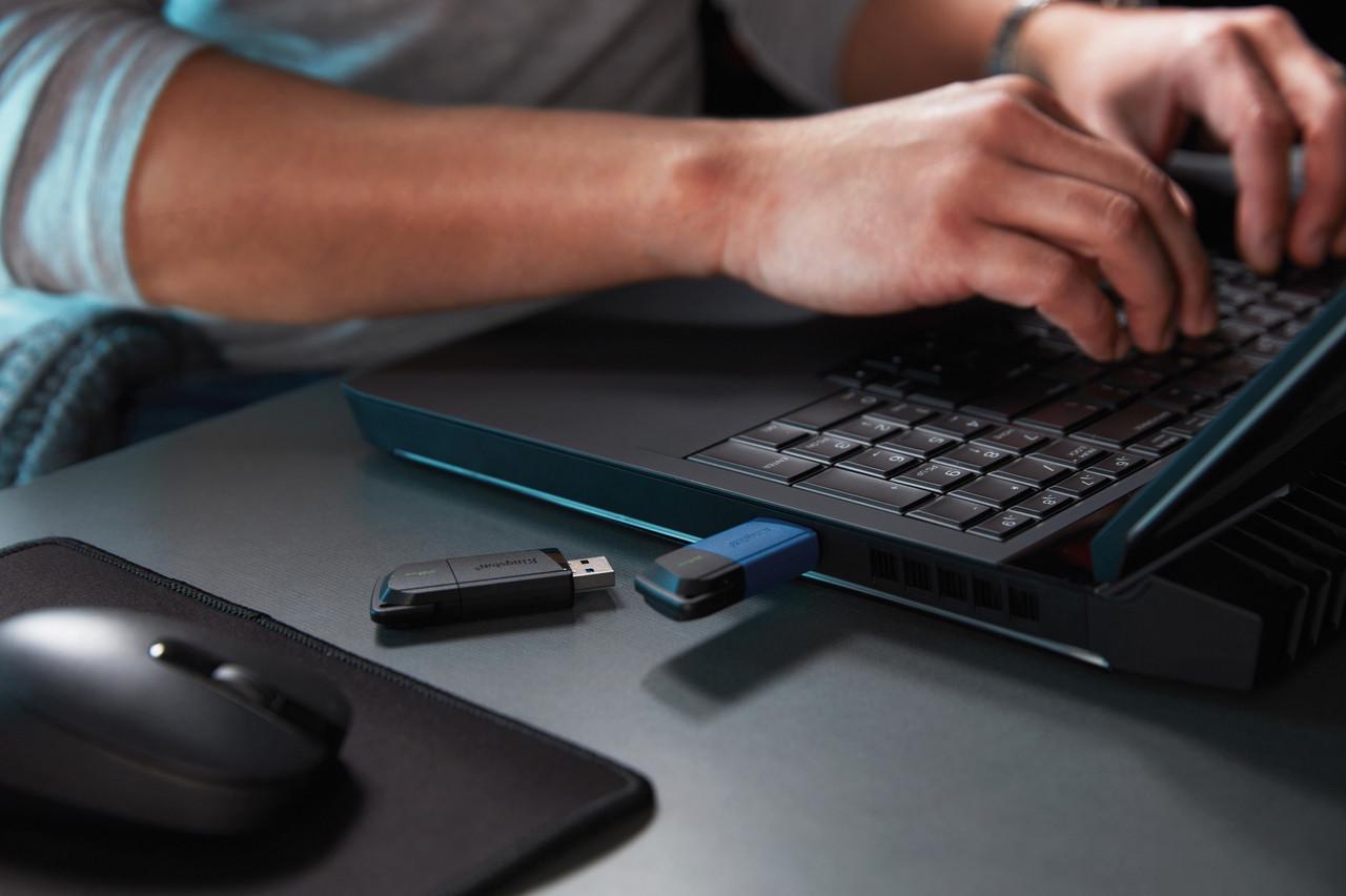 Флешка USB Kingston 3.2 DataTraveler Exodia M 64 Гб Синий - фото 8 Флешка USB Kingston 3.2 DataTraveler Exodia M 64 Гб Синий - фото 8