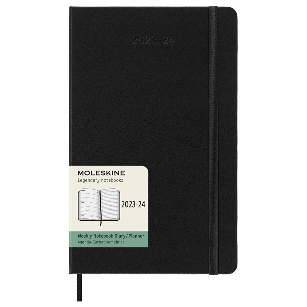 Еженедельник Moleskine 2023-2024 средний Черный (DHB18WN3Y24)