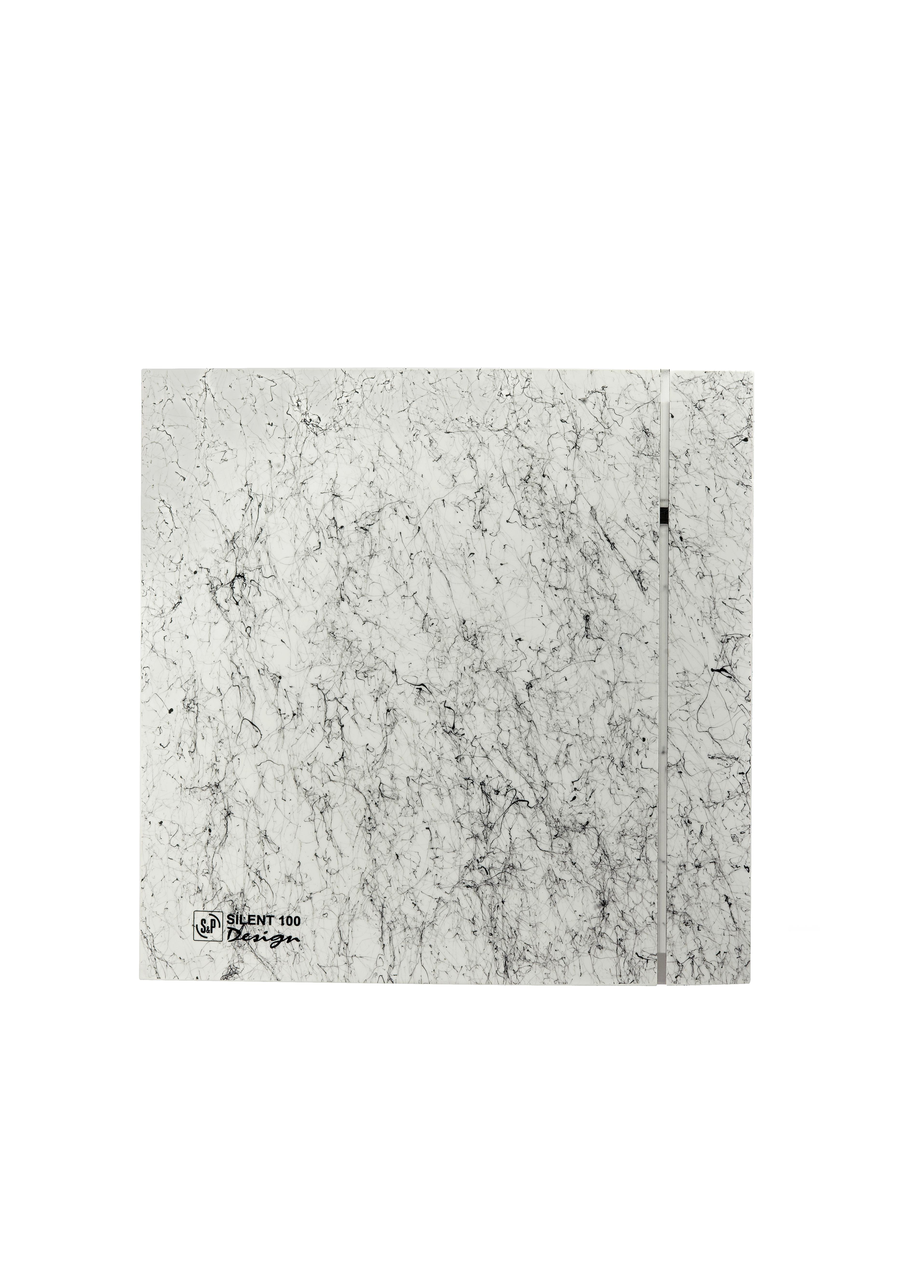 Вентилятор вытяжной Soler&Palau SILENT-100 CZ Marble White Design 4C для ванной Белый глянец