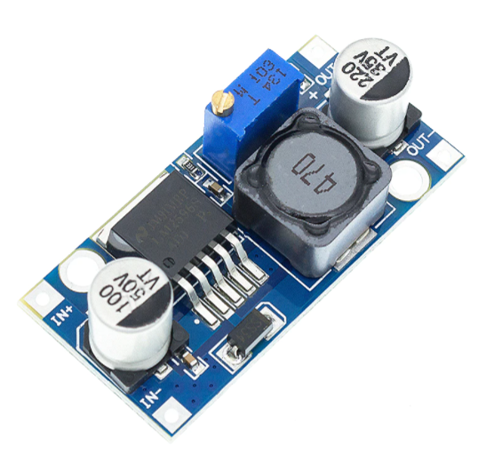 Стабилизатор напряжения с регулировкой напряжения тока DC-DC 4,5-40V (LM2596)