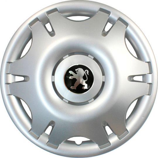 Автомобильные колпаки SKS 402 R16 с логотипом Peugeot 4 шт. Серебристый