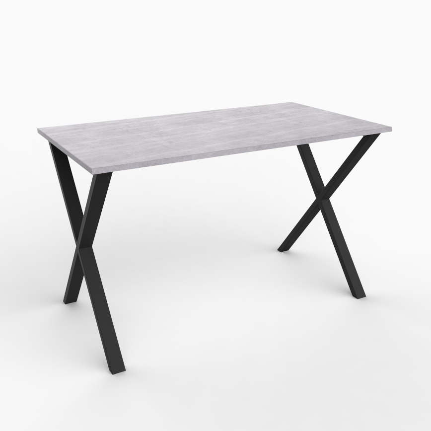 Стол письменный Loft Lab Xtail 1400х650х740х18 мм Бетон Чикаго (10063)