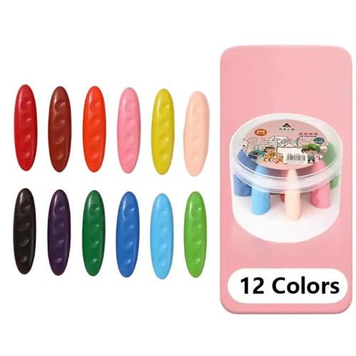 Карандаши-мелки Chat Rabbit Modeling Crayons NJW025-1 12 цветов