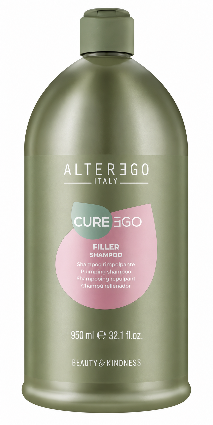 Шампунь-філер наповнювальний з гіалуроновою кислотою ALTER EGO CureEgo Filler 950 мл Шампунь-філер наповнювальний з гіалуроновою кислотою ALTER EGO CureEgo Filler 950 мл