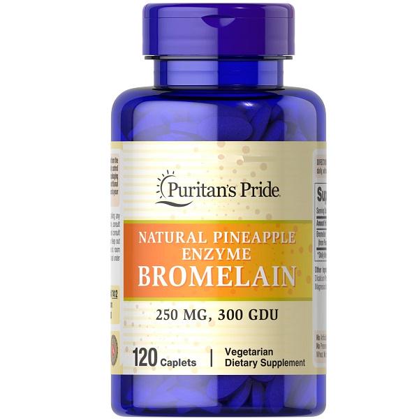 Натуральная добавка Puritan's Pride Bromelain 250 mg 120 Caplets (000020759)