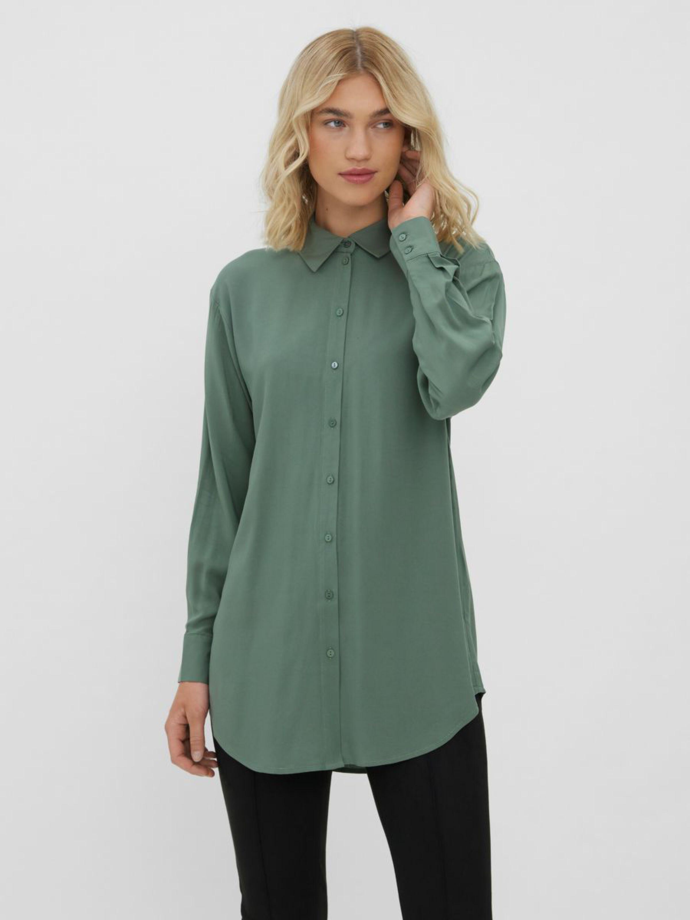 Сорочка жіноча Vero Moda 10260101 M Хакі