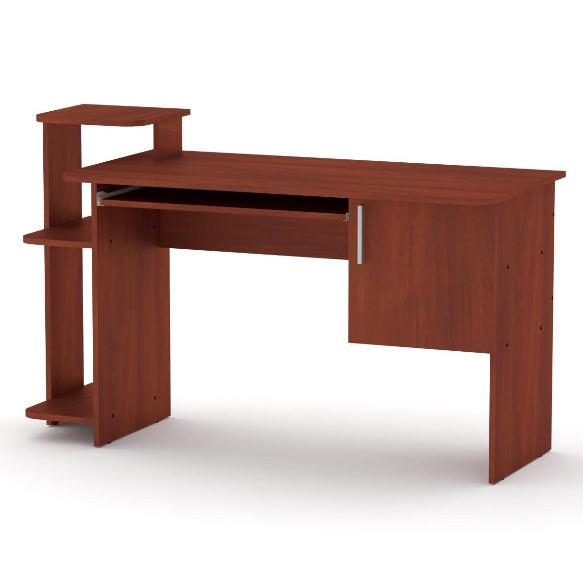 Компьютерный стол СКМ-3 Компанит 142х60х75/87 см Яблоня - фото 1 Компьютерный стол СКМ-3 Компанит 142х60х75/87 см Яблоня - фото 1