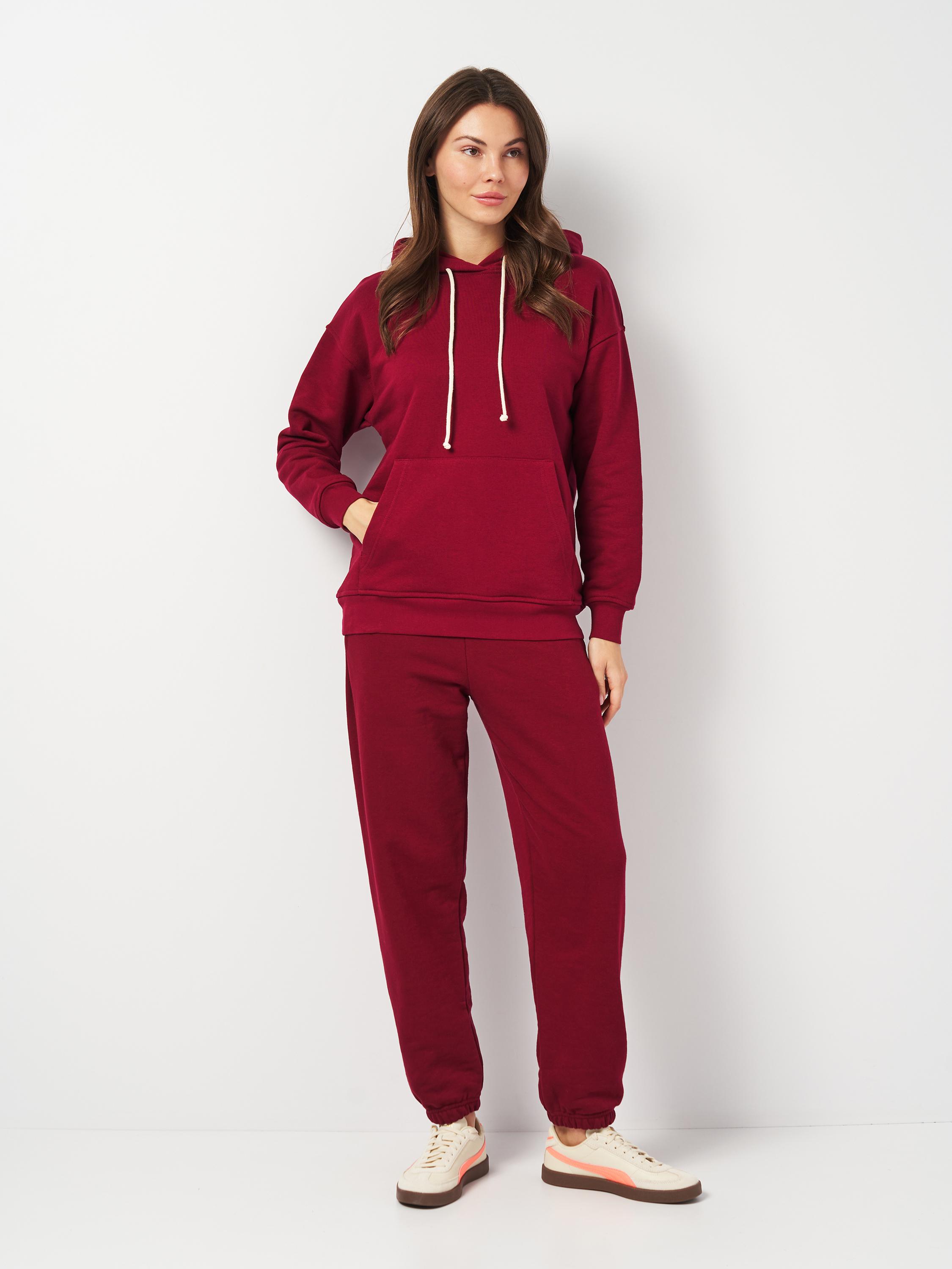 Худі жіноче ROZA 231110 XL Вишневий (4824005707575) - фото 2 Худі жіноче ROZA 231110 XL Вишневий (4824005707575) - фото 2