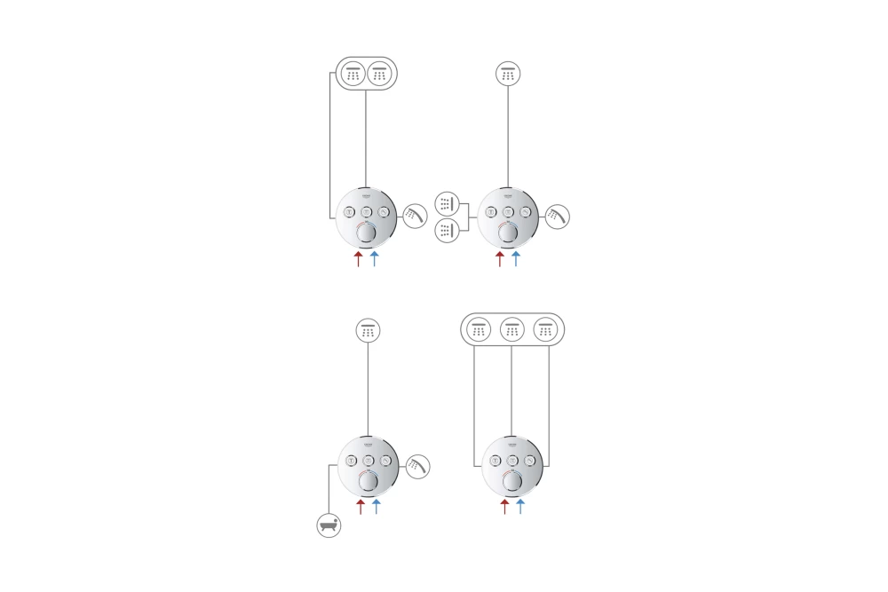 Душевая система Grohe QuickFix SmartControl UA202802R3 (22870007) - фото 12