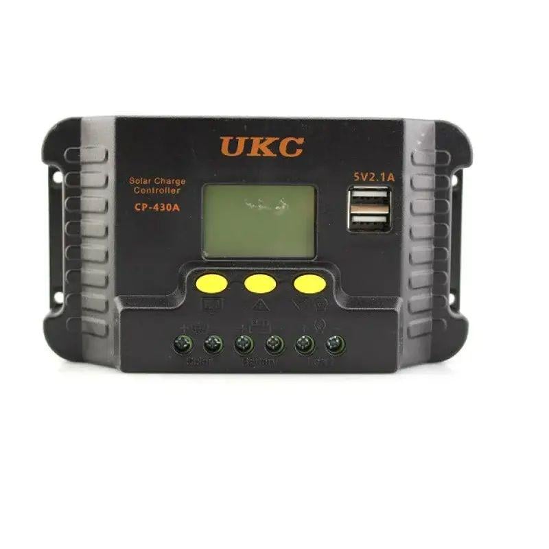 Контроллер заряда для солнечной батареи с автоматическим распознаванием напряжения 30 A (CP-430A)