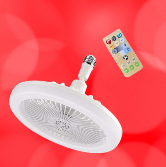 Вентилятор-люстра в патрон LED Multi-Function Fan Light із поворотним шарніром (EVA-27) - фото 2