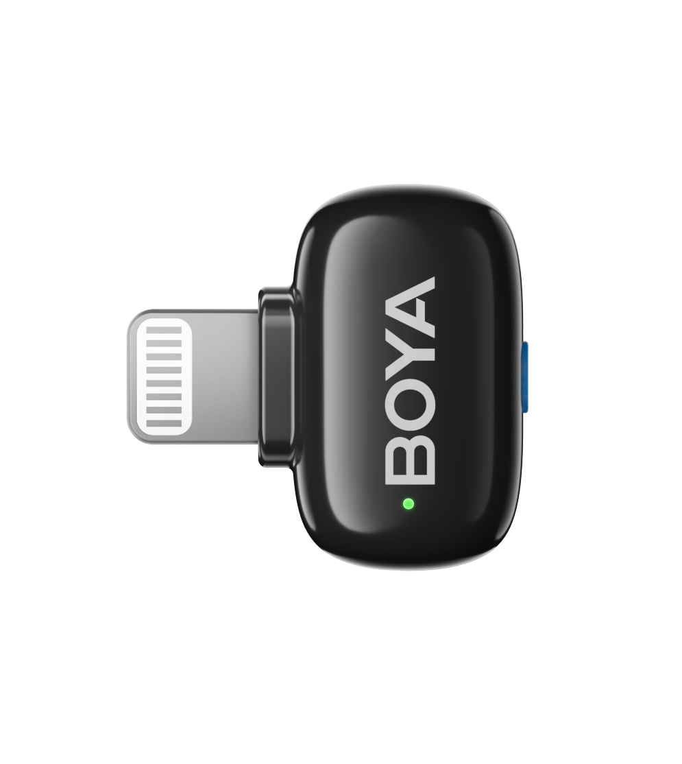 Микрофон петличный Boya mini Lightning с зарядным кейсом для iPhone беспроводной (50044) - фото 7 Микрофон петличный Boya mini Lightning с зарядным кейсом для iPhone беспроводной (50044) - фото 7