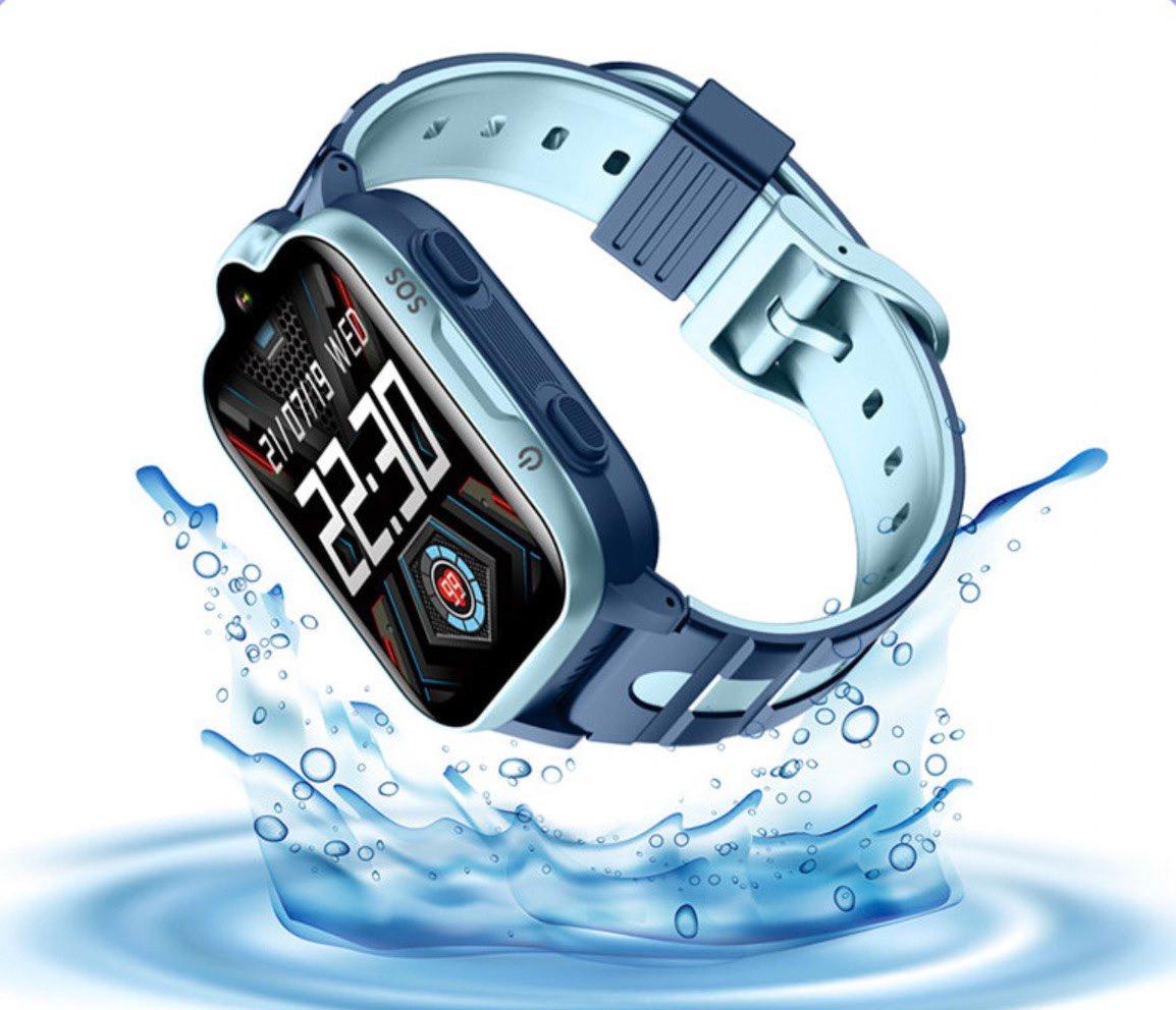 Смарт-годинник дитячий водонепроникний K15 та GPS відстеженням Синій (26389303) - фото 7