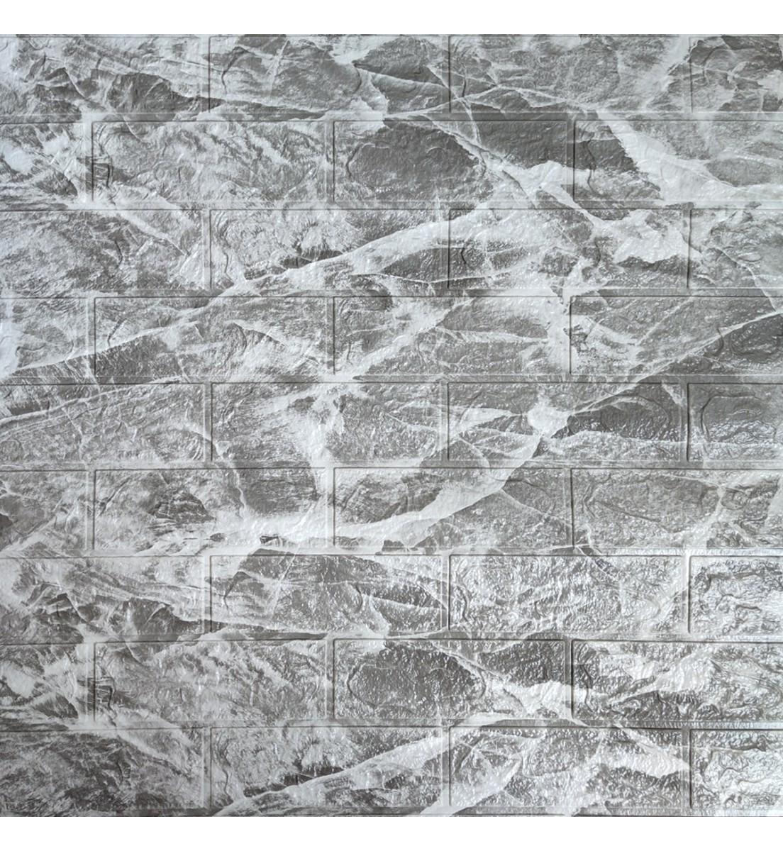 3D-панель під мармурову цеглу самоклеюча 20000x700x3 мм Чорний - фото 4 3D-панель під мармурову цеглу самоклеюча 20000x700x3 мм Чорний - фото 4