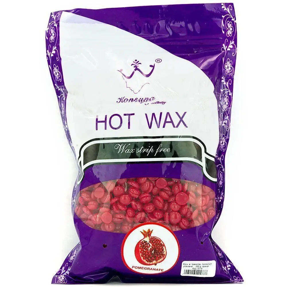 Віск у гранулах Hot Wax для воскоплаву 500 г Червоний (14438387)