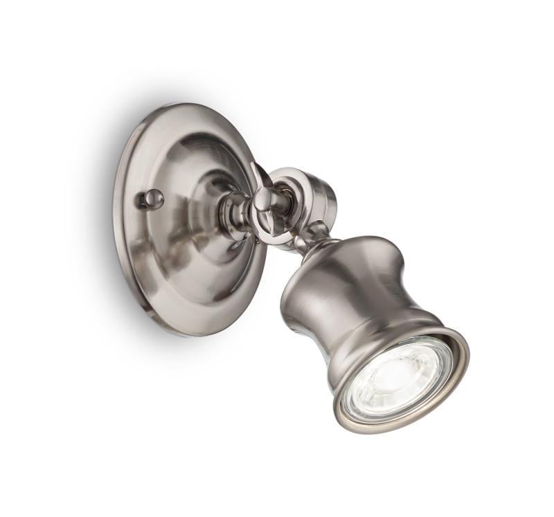 Настінний світильник Ideal Lux BARBER AP1 NICKEL (160016)