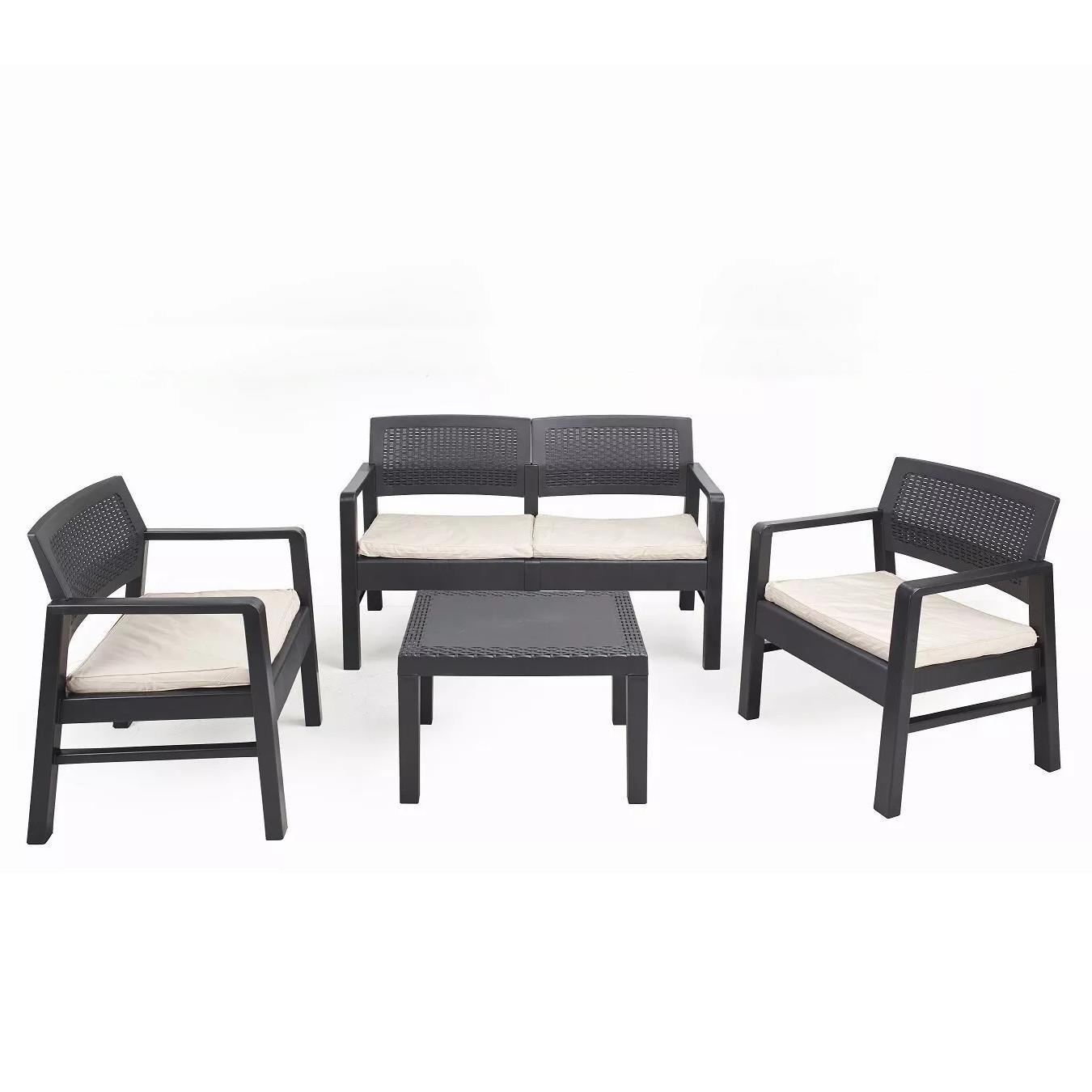 Набор ProGarden KILIMANJARO с подушками Антрацит (3688) - фото 1