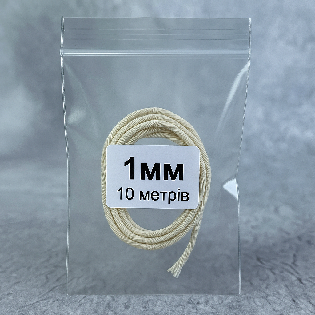 Гніт для свічок 1 мм (141_6-98)