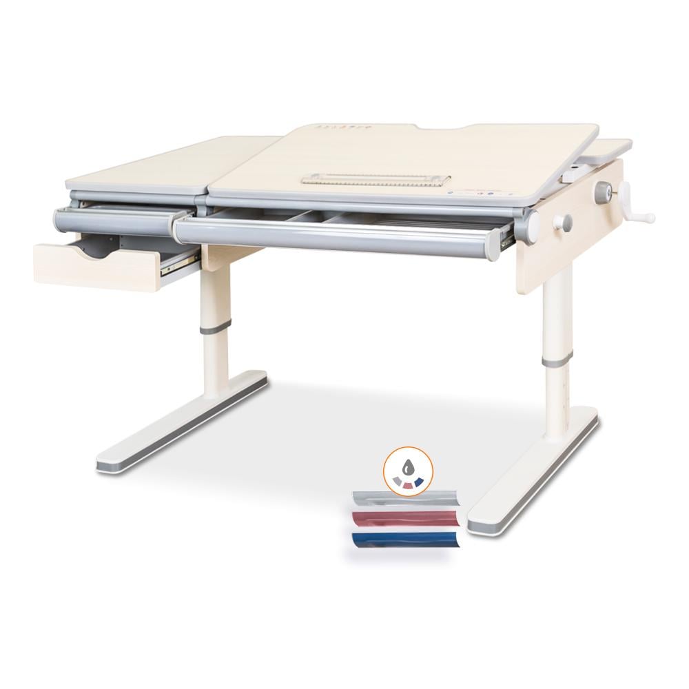 Шкільна ергономічна дитяча парта трансформер Mealux Montreal Multicolor Lite Береза (BD-670 TG/MC Lite) Шкільна ергономічна дитяча парта трансформер Mealux Montreal Multicolor Lite Береза (BD-670 TG/MC Lite)