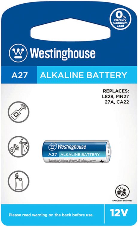 Батарейка Westinghouse Alkaline 12V A27/L828 (143) Батарейка Westinghouse Alkaline 12V A27/L828 (143)