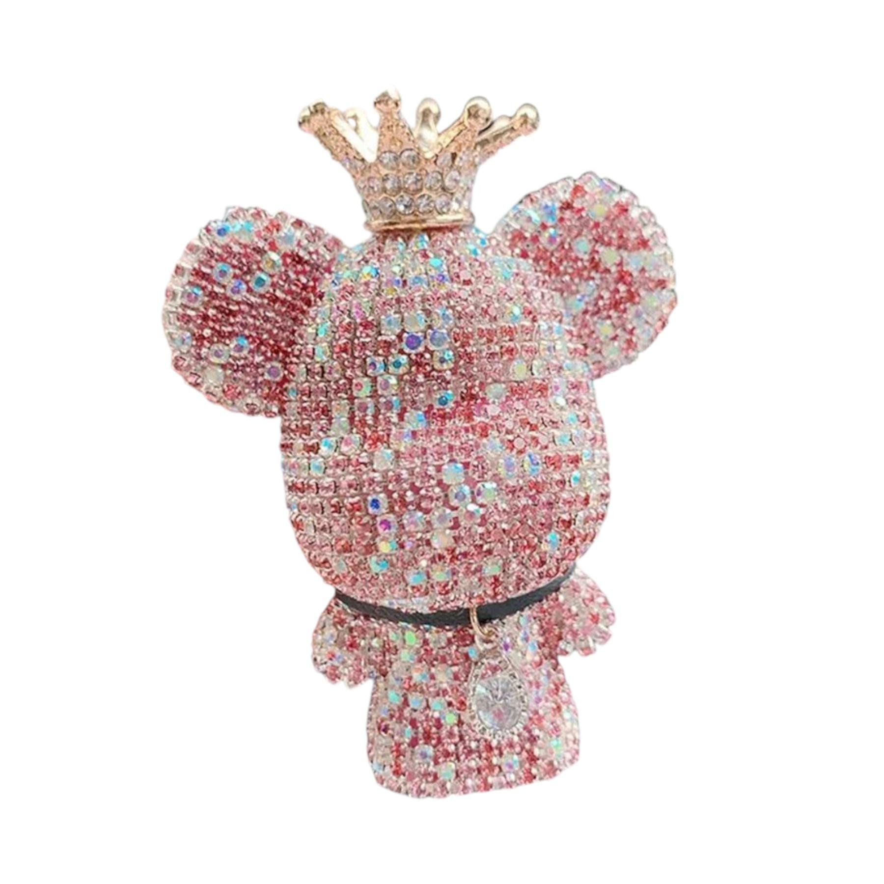 Ароматизатор для авто багаторазовий Діамантовий ведмедик на решітку (2156839459)