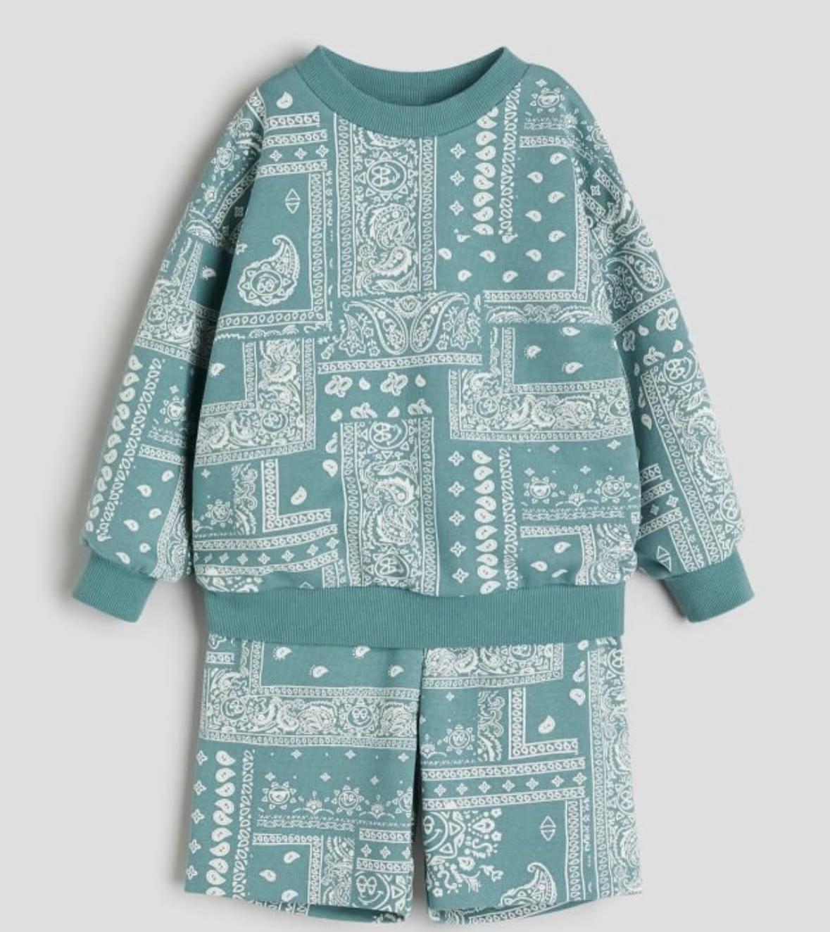 Костюм для мальчика H&M 140 см Зеленый (16975)