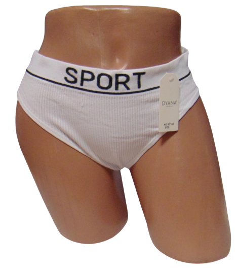 Женские трусики в рубчик Dyana 95123 XL Белый (1723155154)