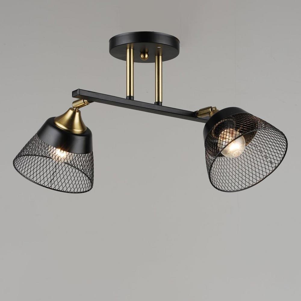 Люстра потолочная Light HouseSRS-20379/2 BK+COP Черный/Медь