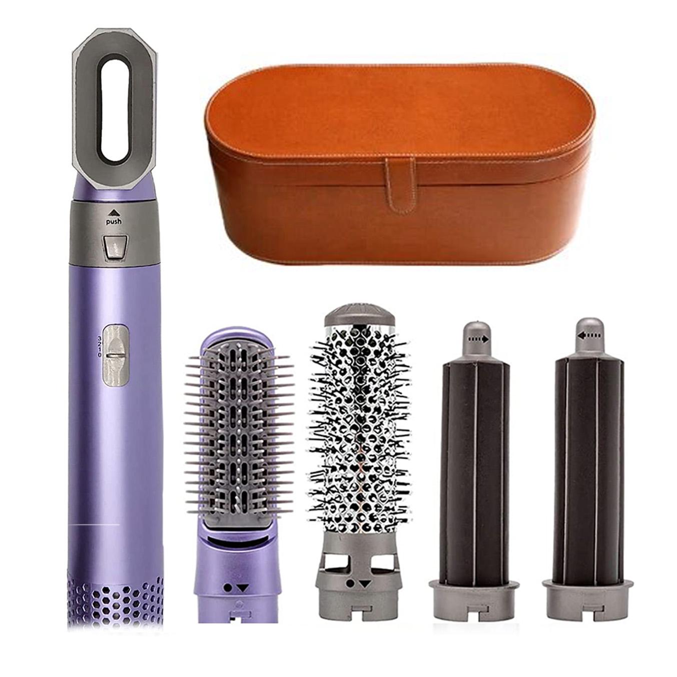 Фен-стайлер HAIR BRUSH 5в1 в подарочной коробке Лавандовый (302-3-1) - фото 2