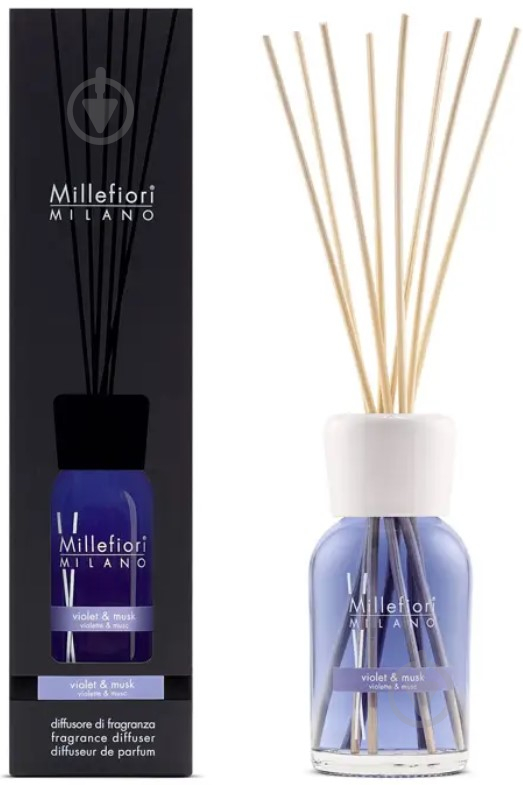 Дифузор ароматичний Millefiori Milano Violet and Musk 250 мл (1713155906)