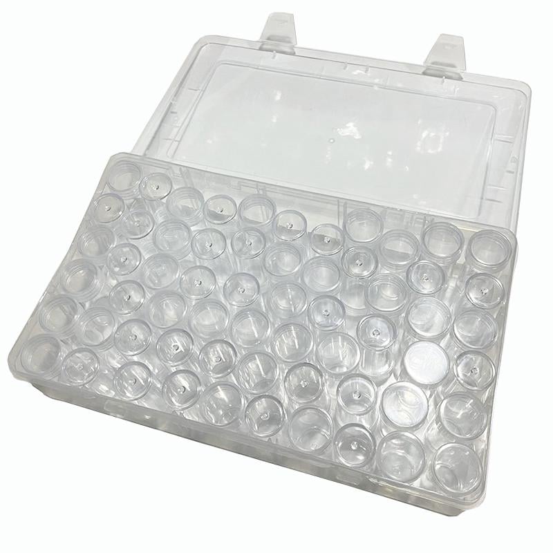 Набор пластиковых баночек для бисера/пуговиц/пуговиц 60 шт.