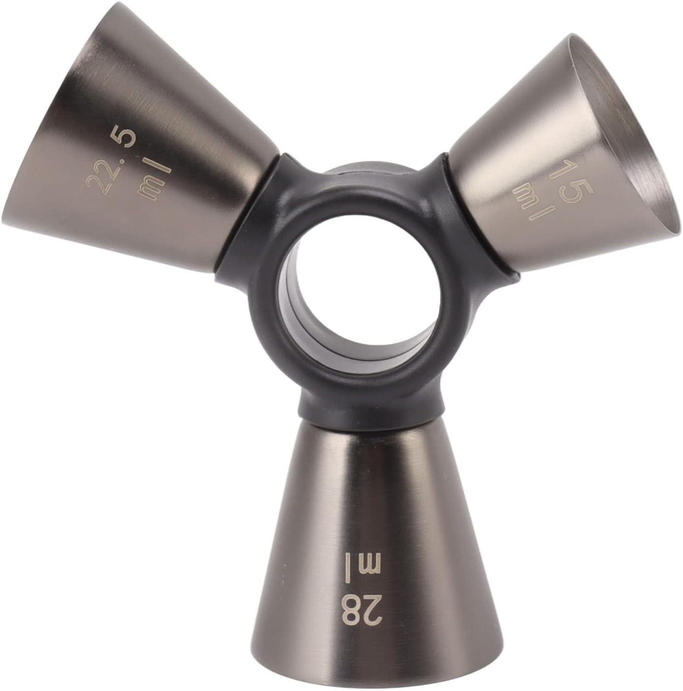 Джиггер коктейльный Olin&Olin треугольник с несколькими измерениями 1 1/2 3/4 oz Черный Джиггер коктейльный Olin&Olin треугольник с несколькими измерениями 1 1/2 3/4 oz Черный