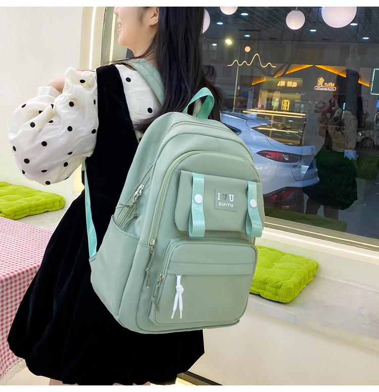 Шкільний рюкзак для дівчинки 4в1 Зелений (SG5575-2) - фото 3