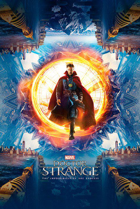 Постер плакат Доктор Стрэндж Портал/Doctor Strange Portal 61x91,5 см