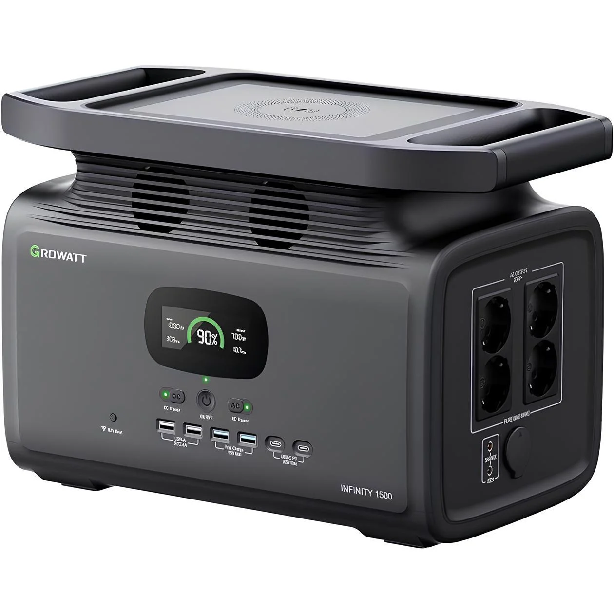 Зарядна станція портативна Growatt INFINITY 1500W PROF 2048 Вт/ч 2400w LiFePO4 2000 PRO