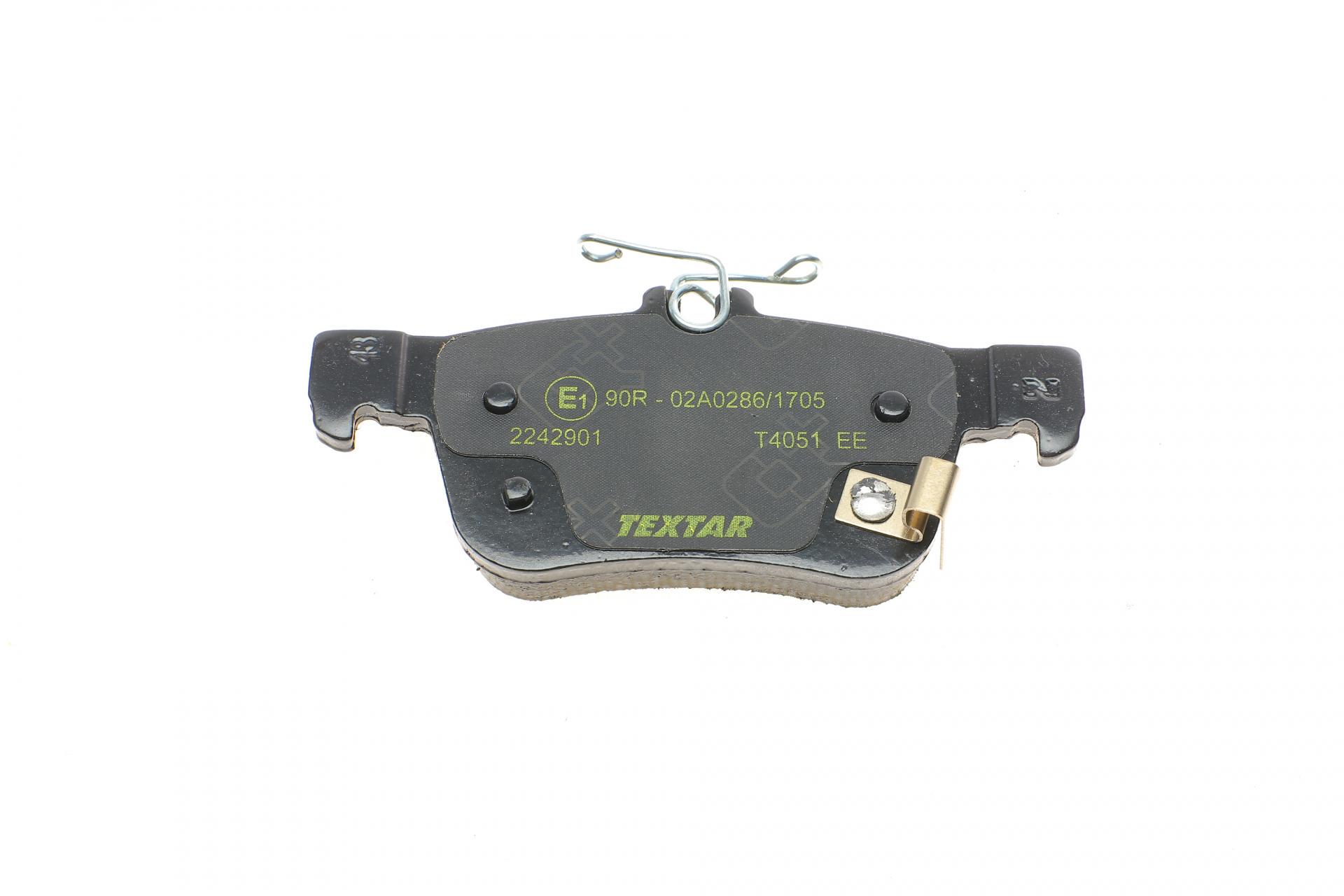 Колодки тормозные задние Honda Civic X 1.0-2.0 16-Teves Q+-2242901 TEXTAR