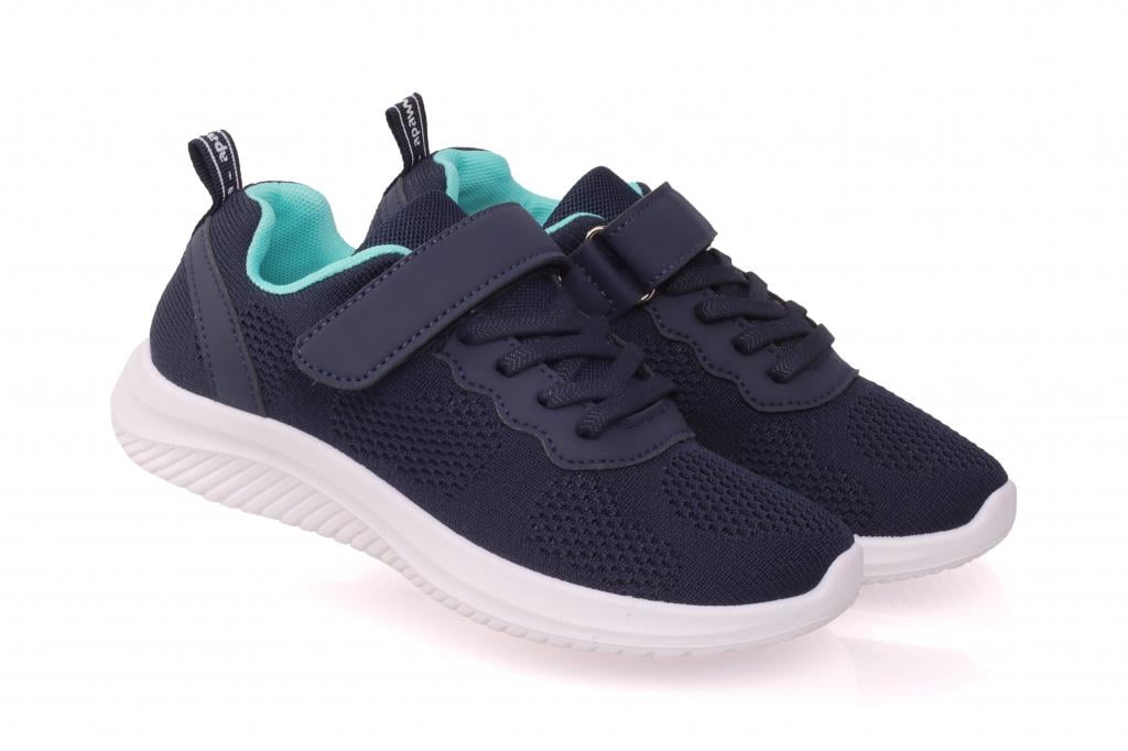 Кроссовки 2406 для мальчиков в сетку р. 34 Сине-голубой