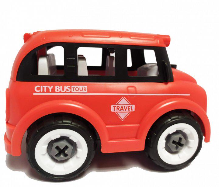 Конструктор Play Smart Автобус з викруткою і шуруповертом 24 деталі (41795364) - фото 4 Конструктор Play Smart Автобус з викруткою і шуруповертом 24 деталі (41795364) - фото 4