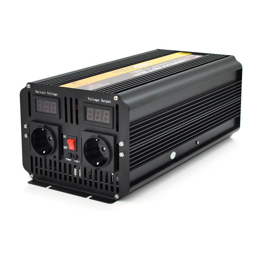 ᐉ Инвертор напряжения POWERMASTER 24V/220V 2500W с модифицированной ...