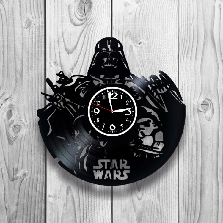 Часы настенные  Star Wars 0336 из виниловой пластинки