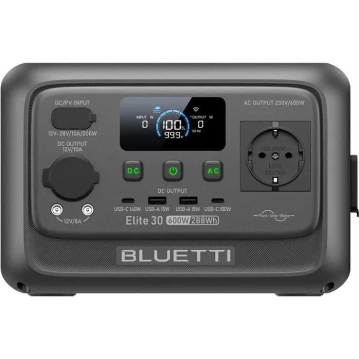 Зарядна станція BLUETTI Elite 30 V2 600W 288Wh (EL30V2)