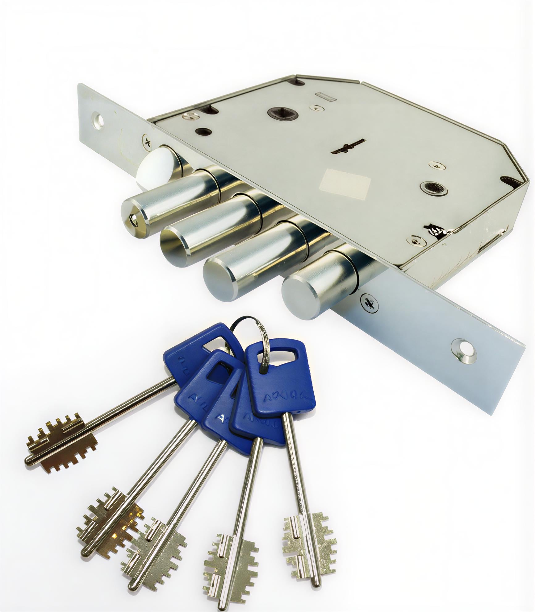 Замок врезной APECS T-21/S6-R-NI правосторонний никель (2189587584)