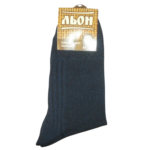 Носки мужские лен/хлопок Дукат с сеткой р. 41-45 Синий (1416450366)