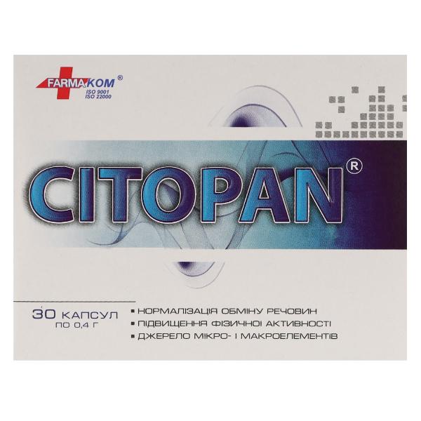 Смесь экстрактов Farmakom Citopan 30 капс. (000027535)