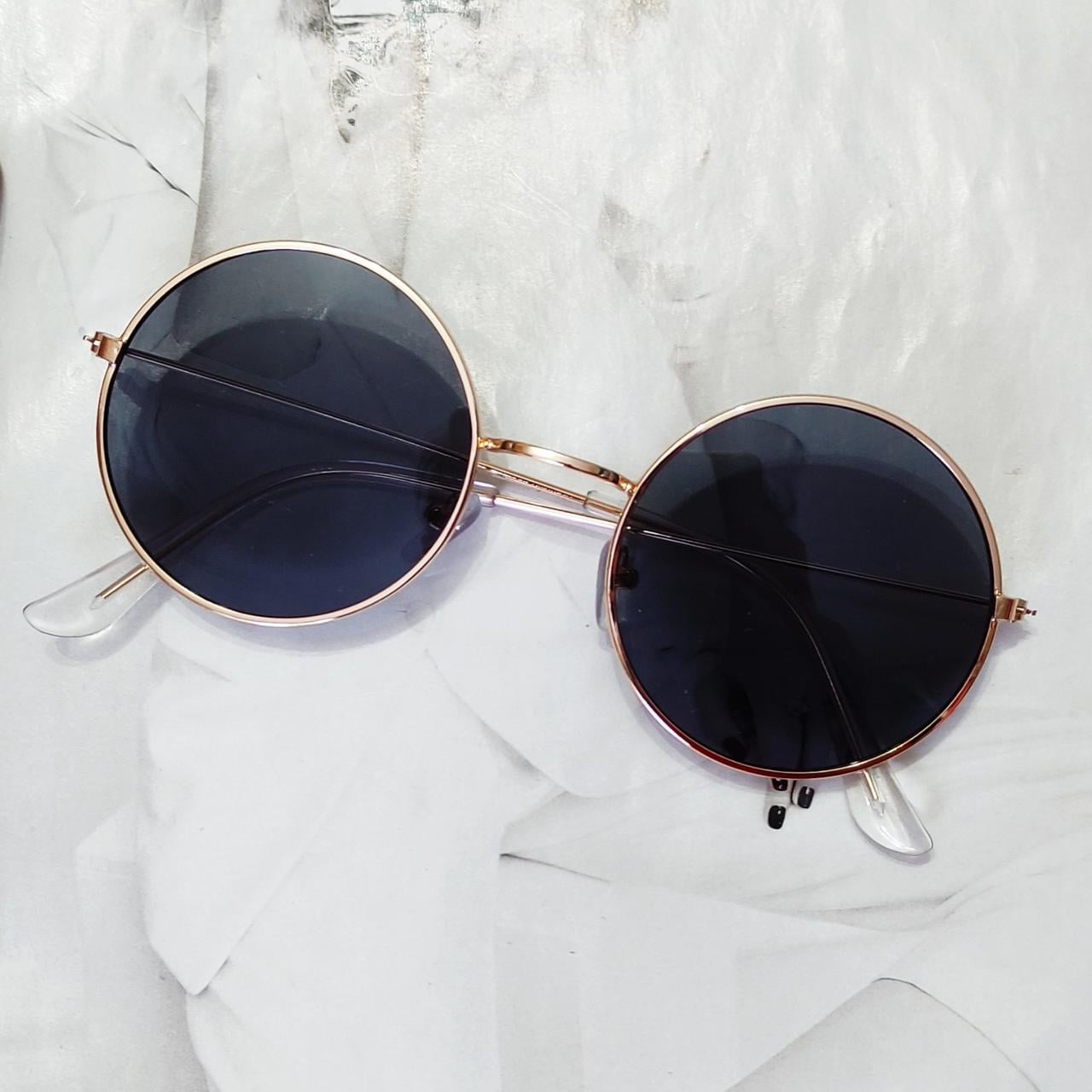 Окуляри круглі тишейди Чорний у золоті